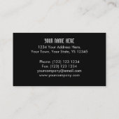 Sound Red Dark 'Company Name'名刺 名刺 (裏面)