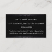 Sound service company 名刺 (裏面)