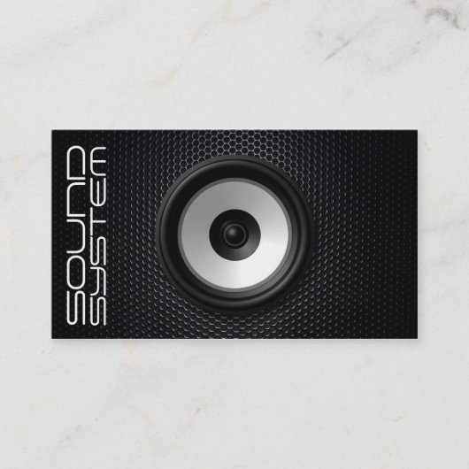 Sound service company 名刺 (正面)