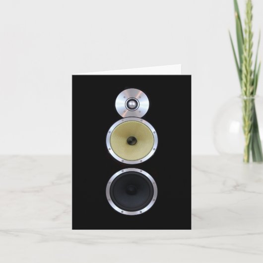 Sound Speaker Note Card カード (正面)