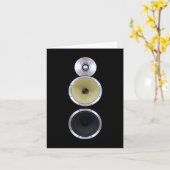 Sound Speaker Note Card カード (黄色い花)