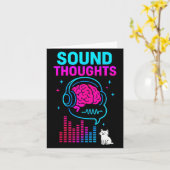 Sound Thoughts Stoic Philosophy Minimalist Slogan  カード (黄色い花)
