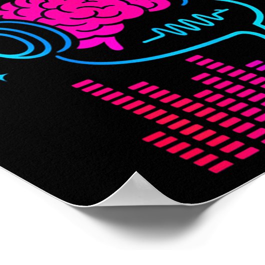 Sound Thoughts Stoic Philosophy Minimalist Slogan ポスター (角)