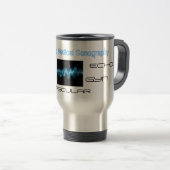 sound_wave、診断超音波検査、エコー… トラベルマグ (正面右)