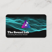 Sound Waves | Music Note Logo 名刺 (正面)