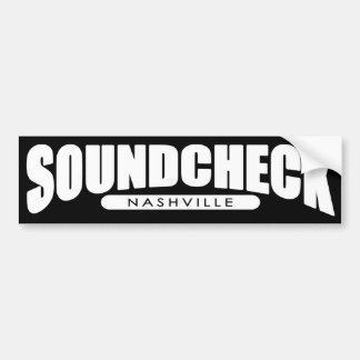 Soundcheckナッシュビルのバンパーステッカー バンパーステッカー
