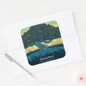 SoundGarls認識度プロジェクト:四角いステッカー(6) スクエアシール (封筒)