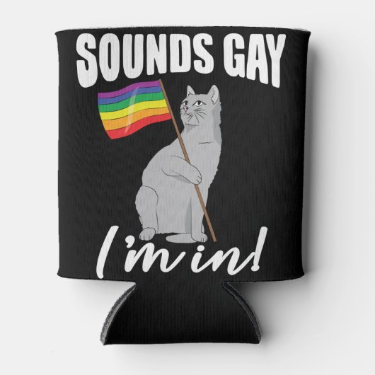 Sounds Gay I'm In Cat 缶クーラー (正面)