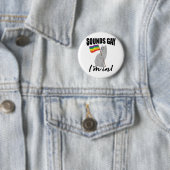 Sounds Gay I'm In Cat 缶バッジ (インサイチュ)