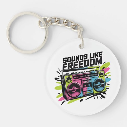 Sounds Like Freedom キーホルダー (正面)
