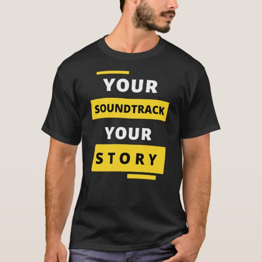 Soundtrack Your Story EDM DJ Tシャツ (正面)