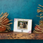 Soundwave Art QRコード – カスタム音声録音 フォトプラーク (側面)