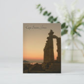 Sounio岬（ギリシャ） – はがき (スタンド正面)