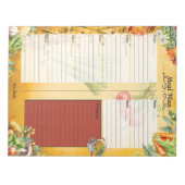 Soup Du Jour 7 Day Meal Planner ノートパッド (正面)