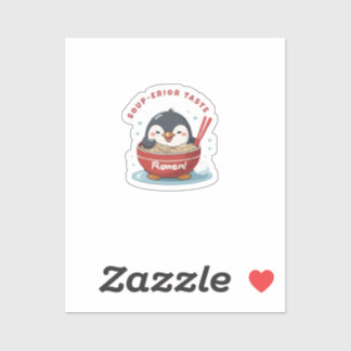 Soup-erior Taste cute penguin シール