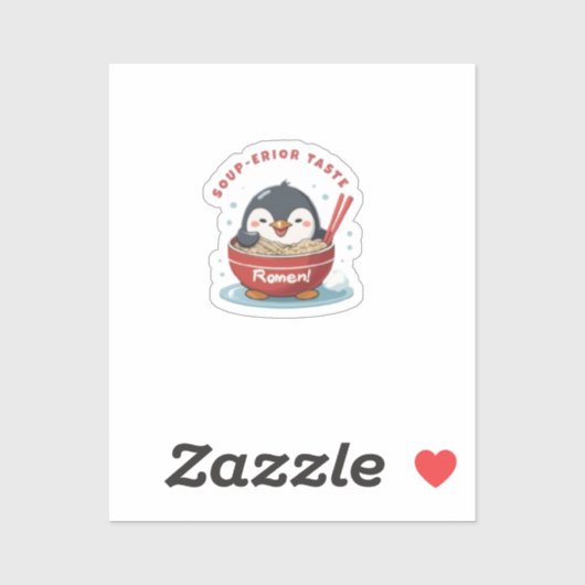 Soup-erior Taste cute penguin シール (シート)