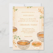 Soup Night Dinner Party Invitations 招待状 (正面)