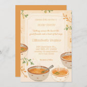 Soup Night Dinner Party Invitations 招待状 (正面/裏面)