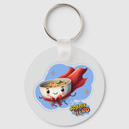 Souper Hero, Super Hero Soup Pun | キーホルダー