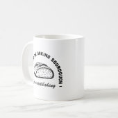 Sour生地のパン好きおもしろい伝統的な妻の引用文 コーヒーマグカップ (正面左)