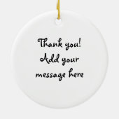 Sour yellow lemon leaf citrus fruit lemony セラミックオーナメント (裏面)