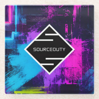 Sourceduty ガラスコースター