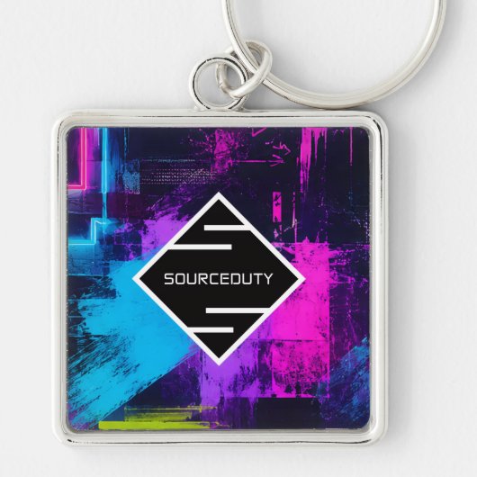Sourceduty キーホルダー (正面)