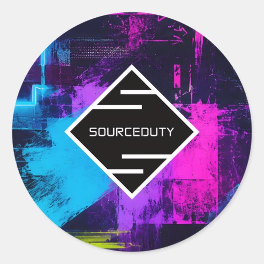 Sourceduty ラウンドシール (正面)