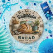 Sourdough Bread Rustic Artisan Bakery ペーパープレート (パーティー)