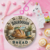 Sourdough Bread Rustic Artisan Bakery ペーパープレート (パーティー)