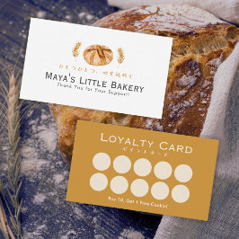 Sourdough Bread Wheat Bakery Loyalty 名刺