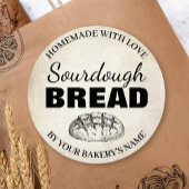 Sourdough Homemade Items Label SD01_03rdB ラウンドシール