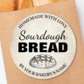 Sourdough Homemade Items Label SD01_03rdB ラウンドシール