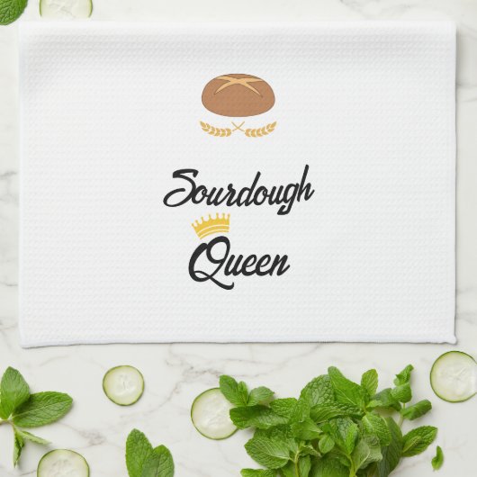 Sourdough Queen Kitchen Towel キッチンタオル (折り畳み)