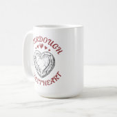 Sourdough Sweetheart – Funny Valentine Gift コーヒーマグカップ (正面左)
