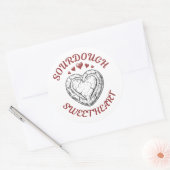 Sourdough Sweetheart – Funny Valentine Gift ラウンドシール (封筒)