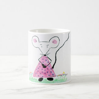 Souricette en fête pour le printemps コーヒーマグカップ