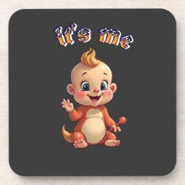 souriez à la joie de bébé mignonne, et au bonheur. コースター