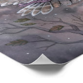 Souring Fairy and Owl Artのポスター ポスター (角)