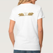 「Souris d'Or」パリのネズミ専門店Tシャツ | 猫好きさんへ Tシャツ (裏面)
