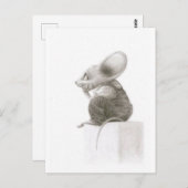 Souris songeuse ポストカード (正面/裏面)