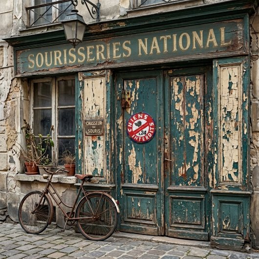 Sourisseries de France "Chiens Interdits h.24"  マグネット