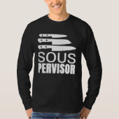 Sous Chef Culinary School Cooking Enthusiast Tシャツ (正面)