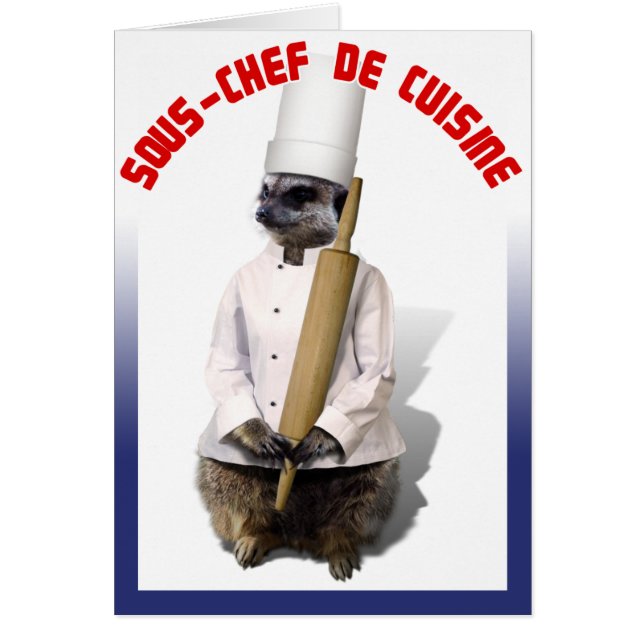 SOUS - CHEF DE CUISINE (正面)