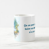 Sous l'Horizon Silencieux, magnifique tasse コーヒーマグカップ (中央)