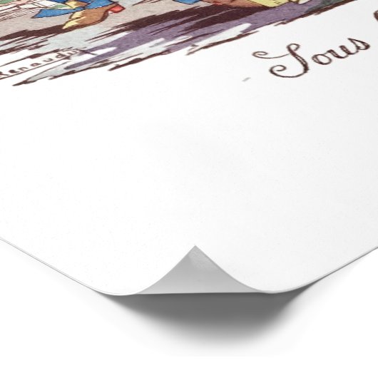 Sous Louis XIV ポスター (角)