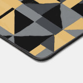 Sous-Main Tapis de Bureau – Géométrie Noir et Or デスクマット (コーナー)