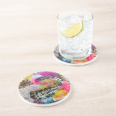 Sous-verre "Graffiti multicolore" コースター (側面)