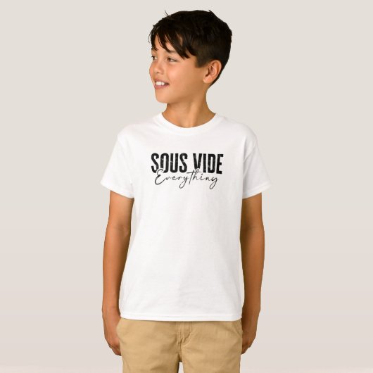 Sous Vide Everything - italian food Tシャツ (正面フル)