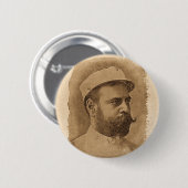 Sousaおよび彼の1901年に-ヴィンテージ広告バンドを付けます 缶バッジ (正面&裏面)